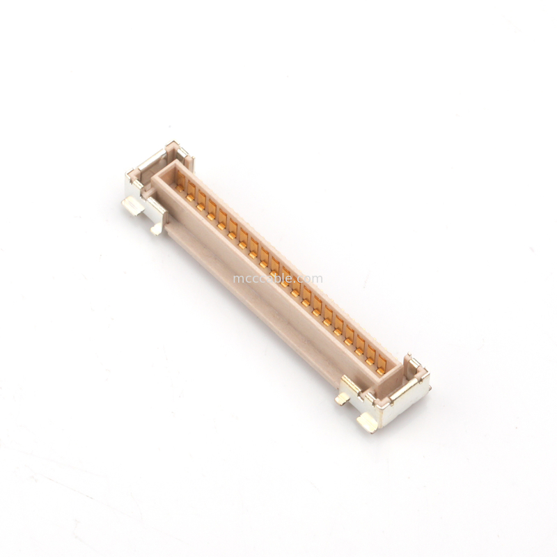 20323-040E-11 Konektor Micro-Coax 0.5mm Pitch LVDS Konektor Papan Transmisi Sinyal Tampilan OEM/ODM