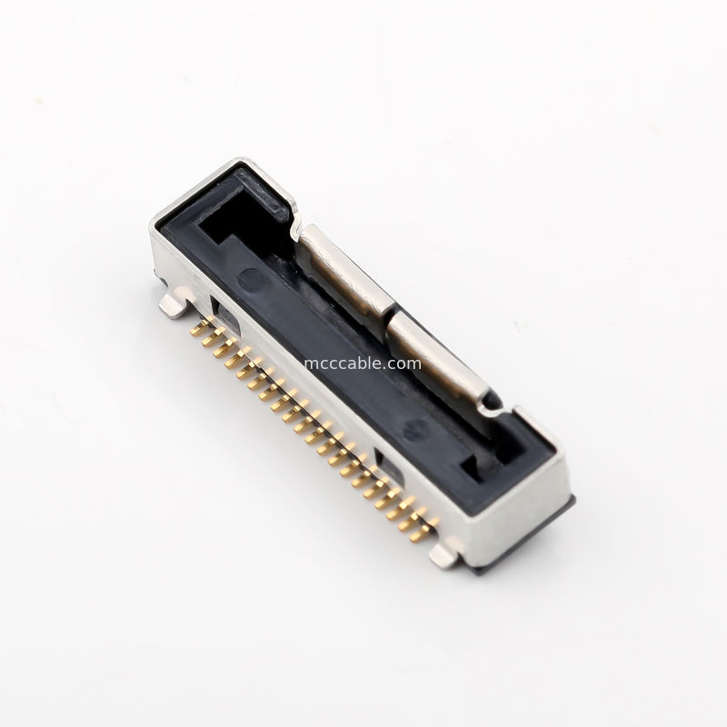 Honda LVC-D20SFYG PC-side 0.5 mm Pitch SMT Type Connector untuk Single / Flat Super-thin Coaxial Cables
