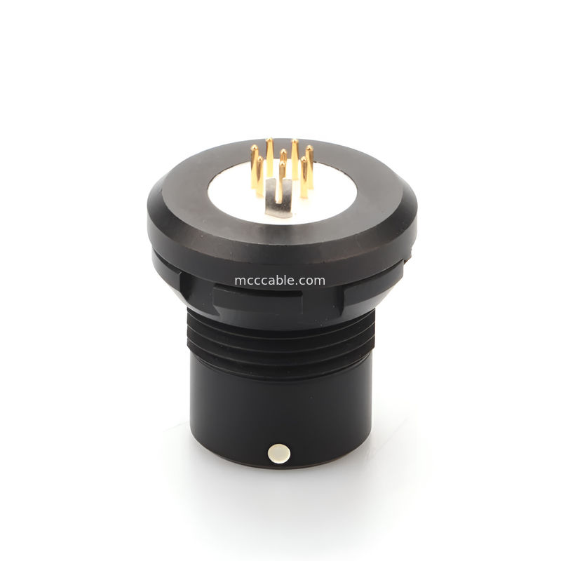 Industrial Waterproof Circular Connector X Series 8P Female Military Connector - Pengiriman data berkecepatan tinggi