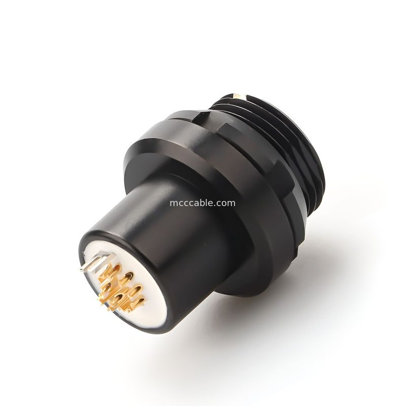 Industrial Waterproof Circular Connector X Series 8P Female Military Connector - Pengiriman data berkecepatan tinggi