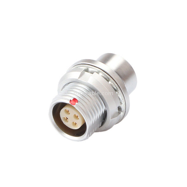 Industrial Circular Connector B Series Z13 4Pin Female Connector External Fixed Vacuum Sealed Socket