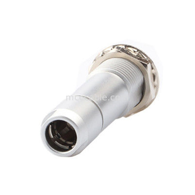 Industrial Waterproof Circular Connector B Series Z10 6P Wanita Indoor Universal Double Nut Cable Clamp Untuk Memperbaiki Kabel