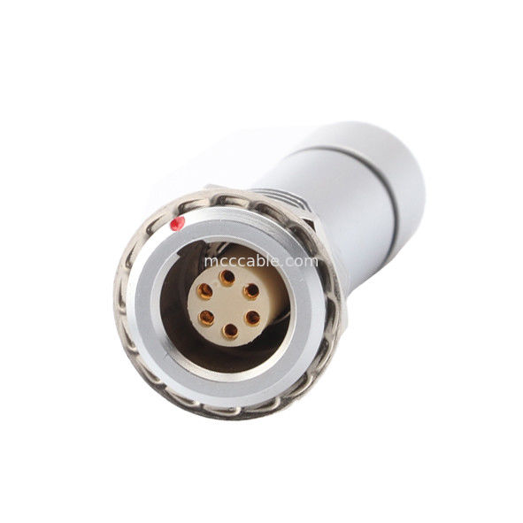 Industrial Waterproof Circular Connector B Series Z10 6P Wanita Indoor Universal Double Nut Cable Clamp Untuk Memperbaiki Kabel