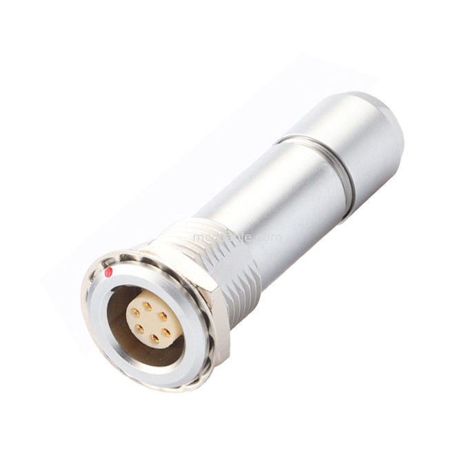 Industrial Waterproof Circular Connector B Series Z10 6P Wanita Indoor Universal Double Nut Cable Clamp Untuk Memperbaiki Kabel