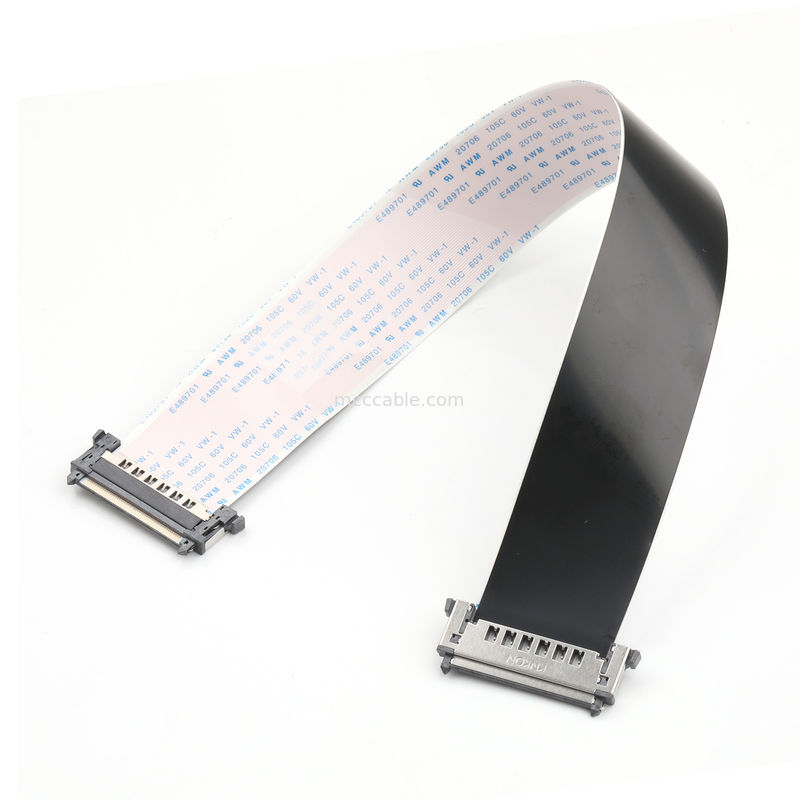 RE51 CONNGolden Pins UP FPC FFC kabel 51Pin pitch 0,5mm Fleksibel kabel datar panjang 300mm