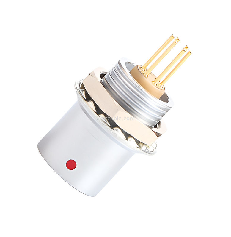 Push-pull konektor penguncian diri Kontrol industri lingkaran B Seri Z6 Konektor 6-pin Wanita ke 6-pin Sensor sinyal