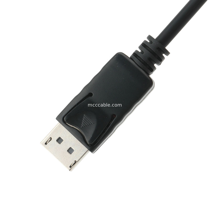 Adaptor DP laki-laki ke HDMI perempuan Transmisi sinyal industri HD, mendukung 4K 8K