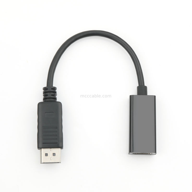 Adaptor DP laki-laki ke HDMI perempuan Transmisi sinyal industri HD, mendukung 4K 8K