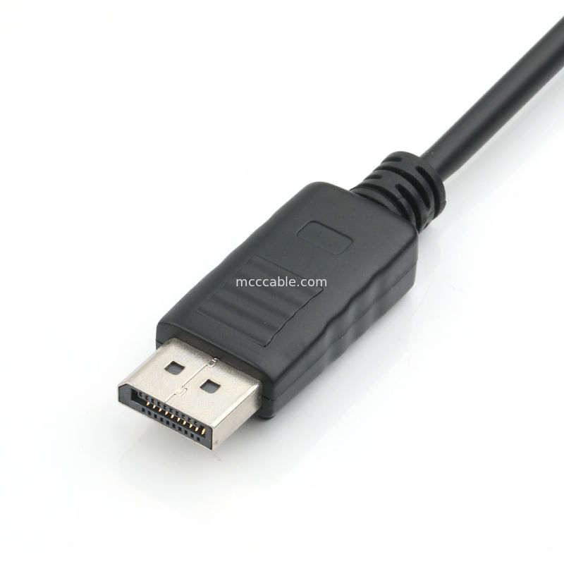 Adaptor DP laki-laki ke HDMI perempuan Transmisi sinyal industri HD, mendukung 4K 8K