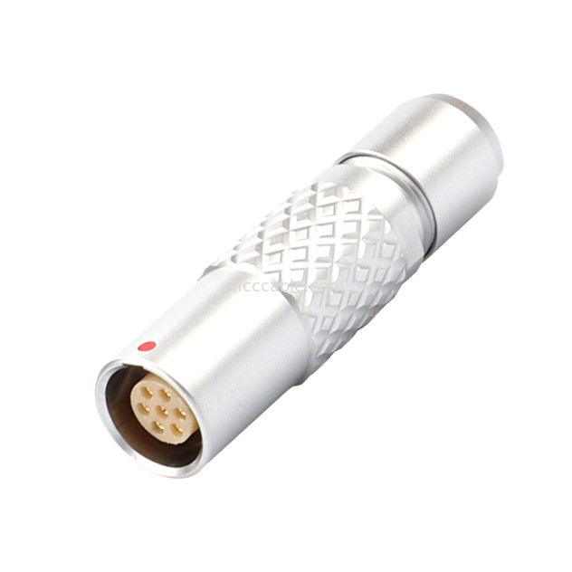 7Pin Z4 B Series Lingkaran Waterproof Connector Floating Socket Aman sistem push-pull self-locking