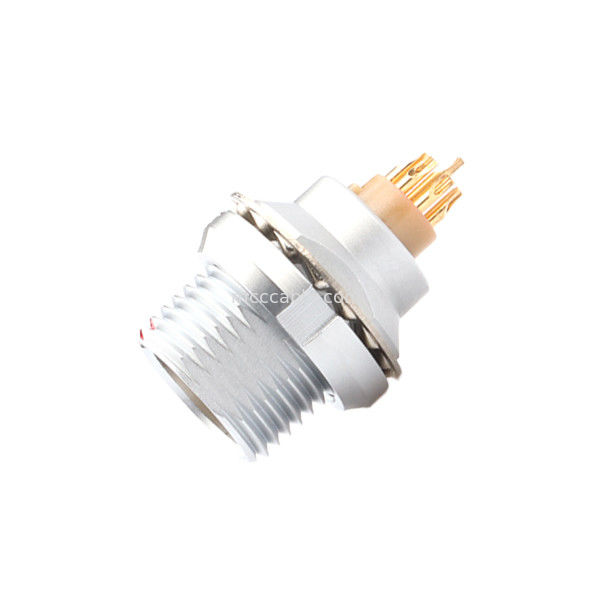 Bulat seri tahan air Push-pull self-locking Z3 8Pin Untuk pemasangan eksternal dari konektor sasis