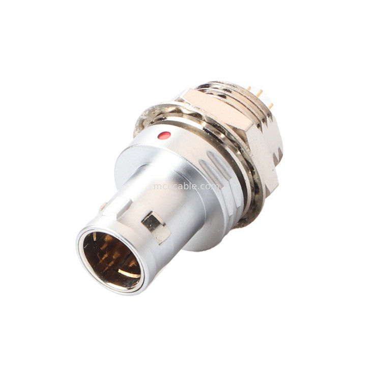 Konektor Bulat T9 7Pin Fixed Plug Nut Fixed Military Medical Aerospace Equipment Connector