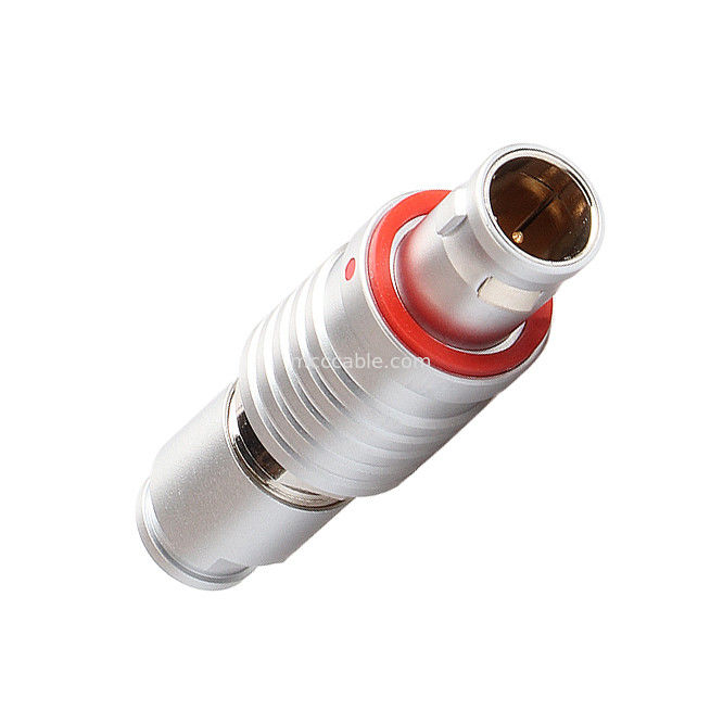 Push-pull Self-locking T6 Sealed Plug IP54 Konektor Industri, Konektor Banyu Bulat Seri M B