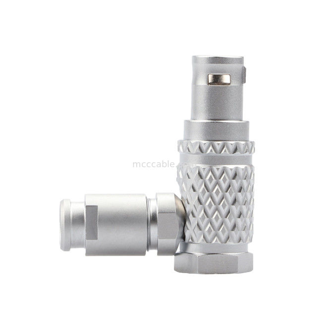 90° Angle Plug T3 5Pin B Series Lingkaran Push-Pull Self-locking Connector Untuk Kontrol Industri