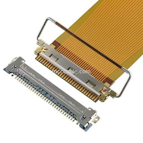 Lvds Kabel VSF 20645-040T-01 40P 0.5mm Pitch Untuk Koneksi Tampilan Kristal Cair