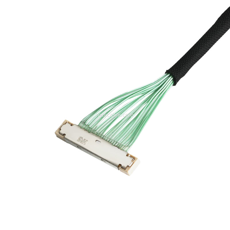 Connector UAV kabel perakitan Lvds Edp Kabel perakitan DF36-25P-0.4SD Micro koaksial kabel