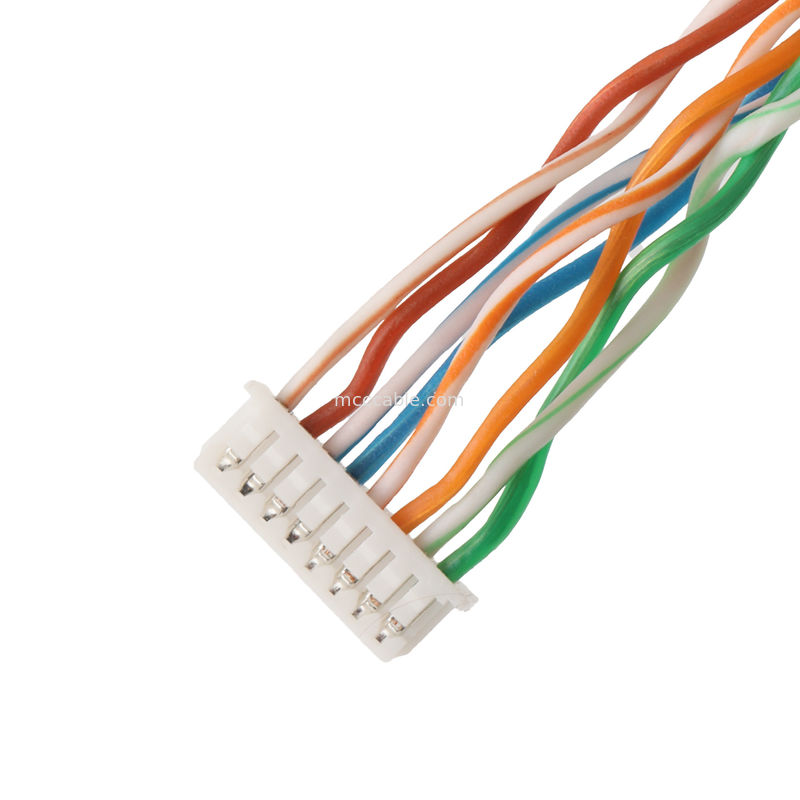 IP67 Waterproof 8-Pin Circular Connector SA812/S8S dengan kabel CAT5e untuk sistem kamera