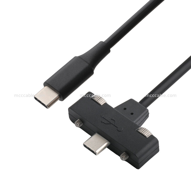 Kabel USB C ke USB C, High-Speed 40Gbps Transfer, 100W PD Charging, Dilindungi