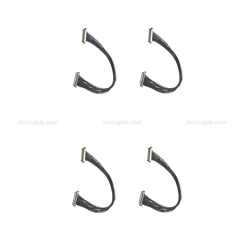 Standar Militer USL20-30SS-019B 0.4mm Micro Coaxial Kabel Untuk Taktis & Battlefield Kamera Gear