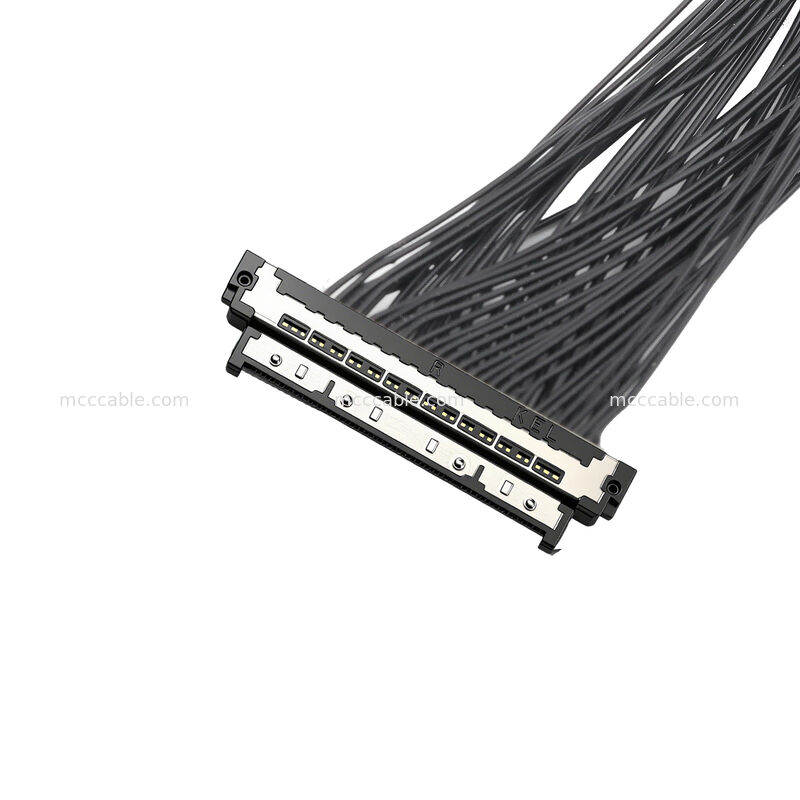 USL20-30SS-045B 0.4mm Micro Coax Cable MOQ 100pcs Untuk Produsen Modul Kamera & Integrator