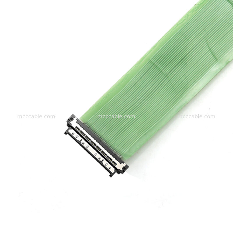 0.4mm USL20-30SS-010CH Micro Coax Cable Ultra-Low Profile ZIF Connector Untuk Kacamata Pintar AR Generasi Berikutnya