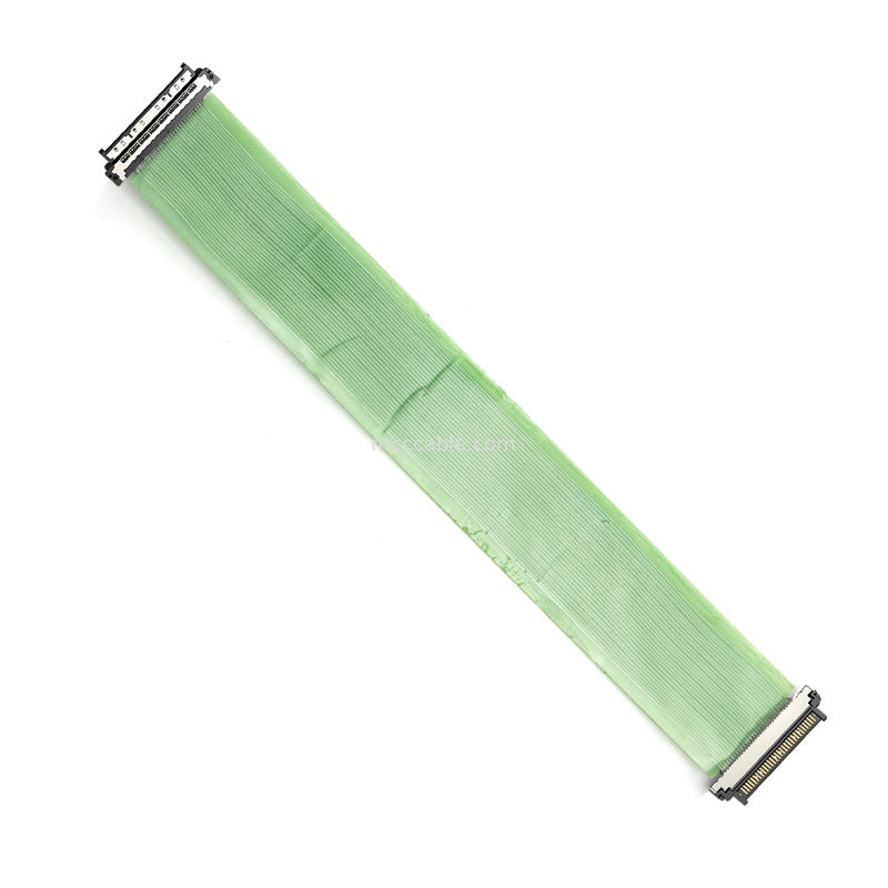 Kabel Koaksial Mikro USL20-30SS-012BH 0.4mm Berperingkat IP69K Untuk Kamera Pengawas Lingkungan Keras