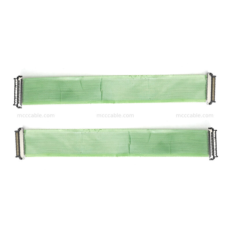 Kabel Mikro Koaksial 0.4mm USL20-30SS-020CH Tahan Bahan Bakar untuk Sistem ADAS & LiDAR Otomotif