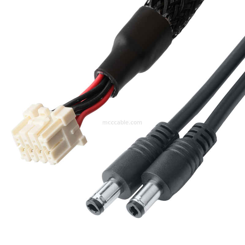 Rakitan Kabel Pitch 3.3mm ke Steker DC 2.5x5.5mm - UL2464 20AWG PVC