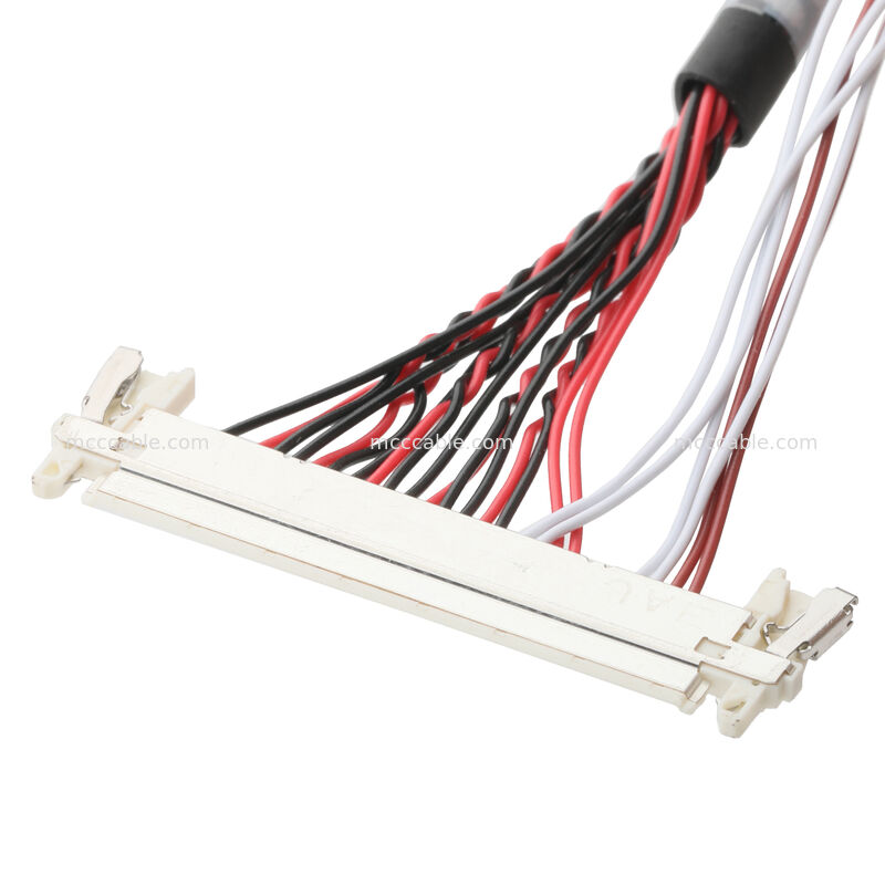 Rakitan Kabel LVDS Pitch 1.0mm hingga 1.25mm - Koneksi Tampilan LCD UL1571 28AWG
