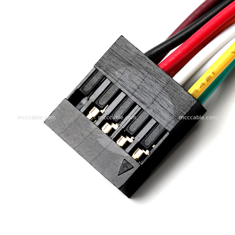 Molex 2.54mm 10-Pin Front Panel Cable Assembly untuk Aplikasi OEM Custom