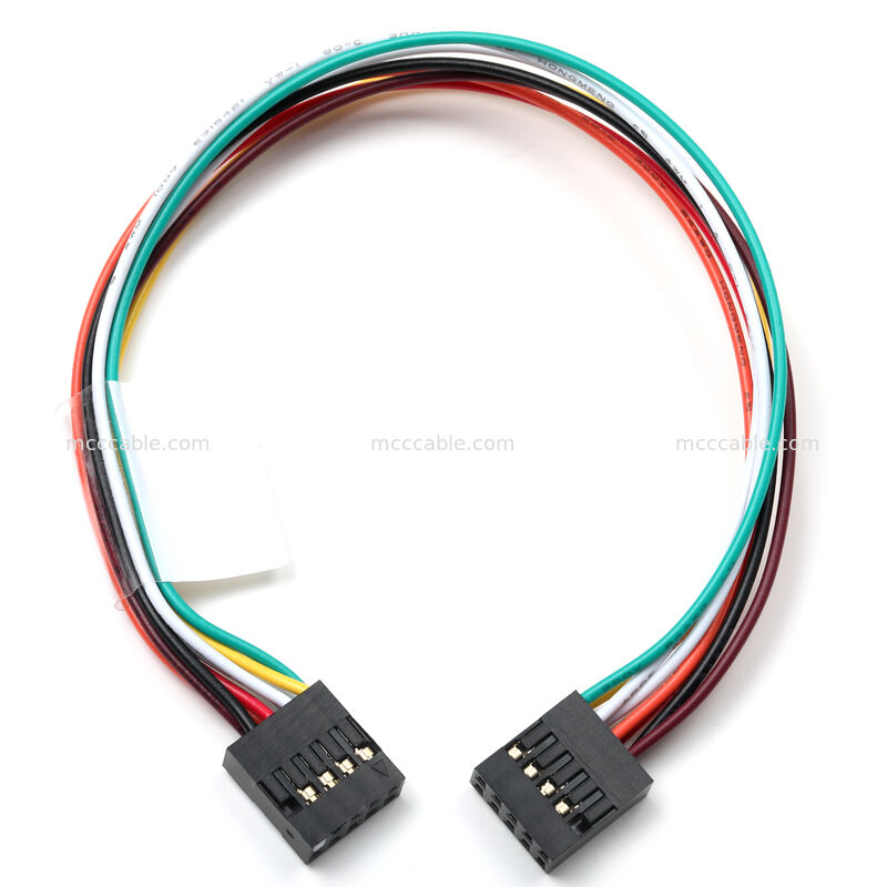 Molex 2.54mm 10-Pin Front Panel Cable Assembly untuk Aplikasi OEM Custom