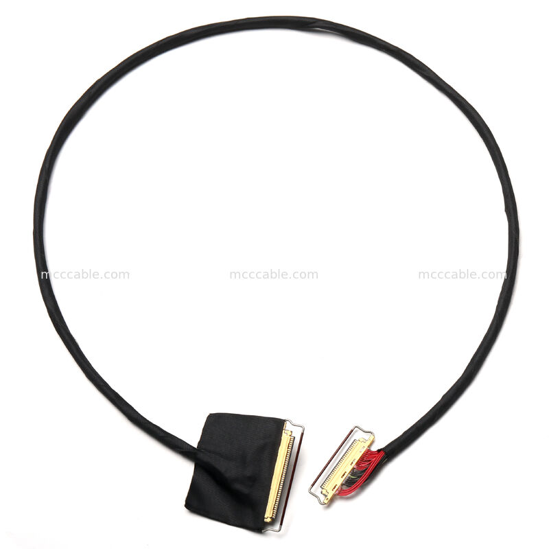 20453-030T sampai 20453-040T eDP Micro Coax Cable Assembly untuk LCD Display