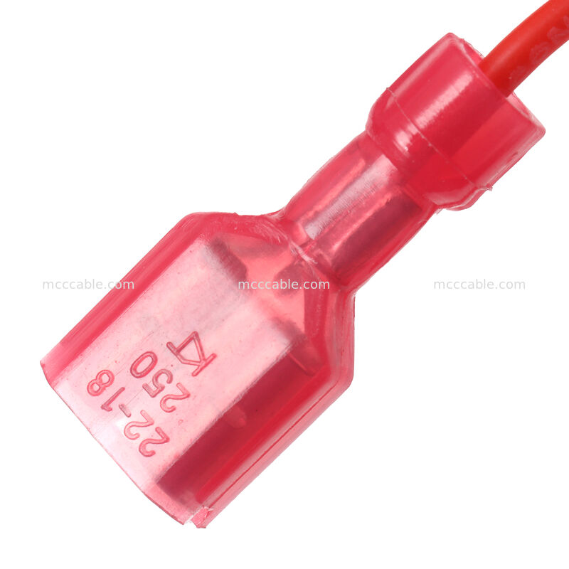 Harness Kabel Daya Terminal Pisau Betina 6,3mm dengan Inti Ferit UL3239