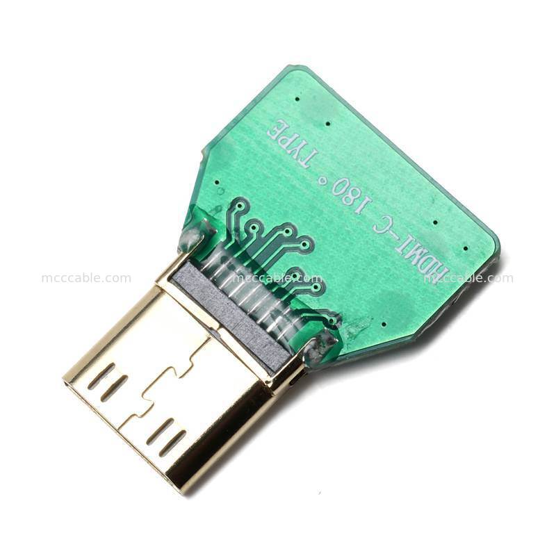 Custom Micro HDMI ke Mini HDMI Micro Coax Kabel Majelis untuk Sistem Tampilan Tertanam
