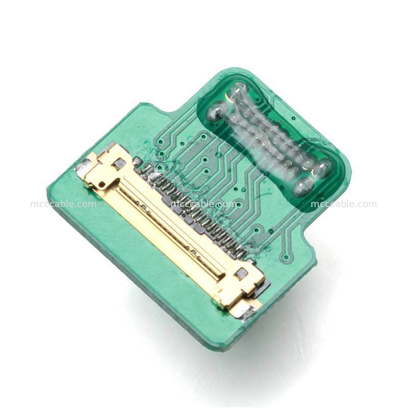 Custom Micro HDMI ke Mini HDMI Micro Coax Kabel Majelis untuk Sistem Tampilan Tertanam