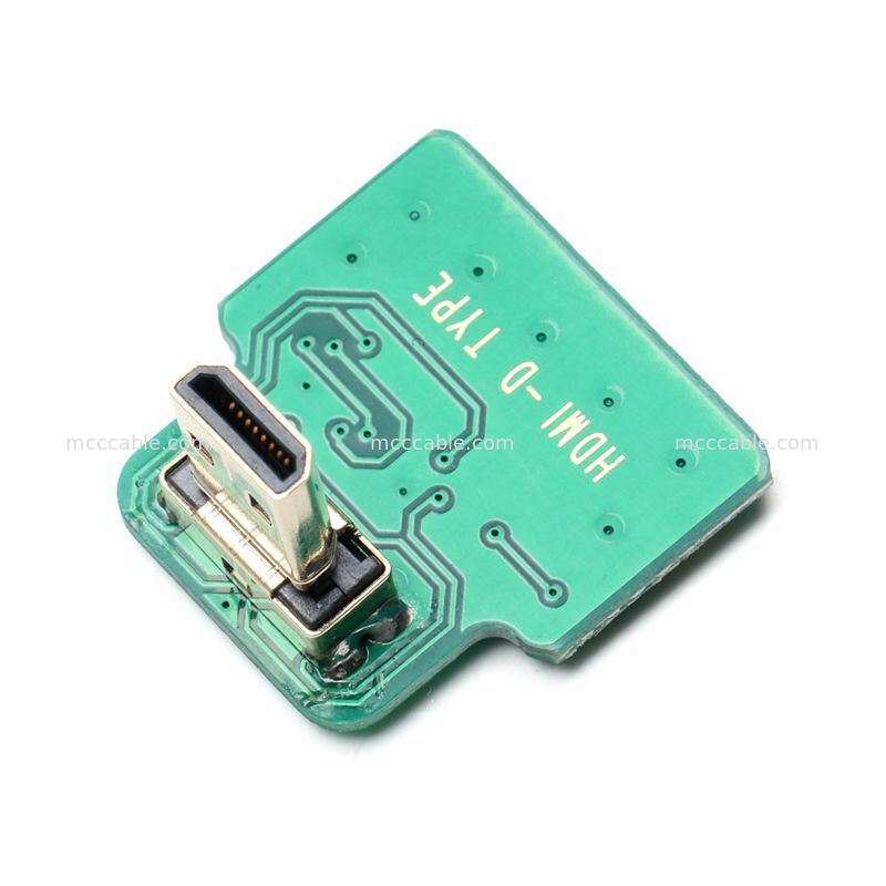 Custom Micro HDMI ke Mini HDMI Micro Coax Kabel Majelis untuk Sistem Tampilan Tertanam