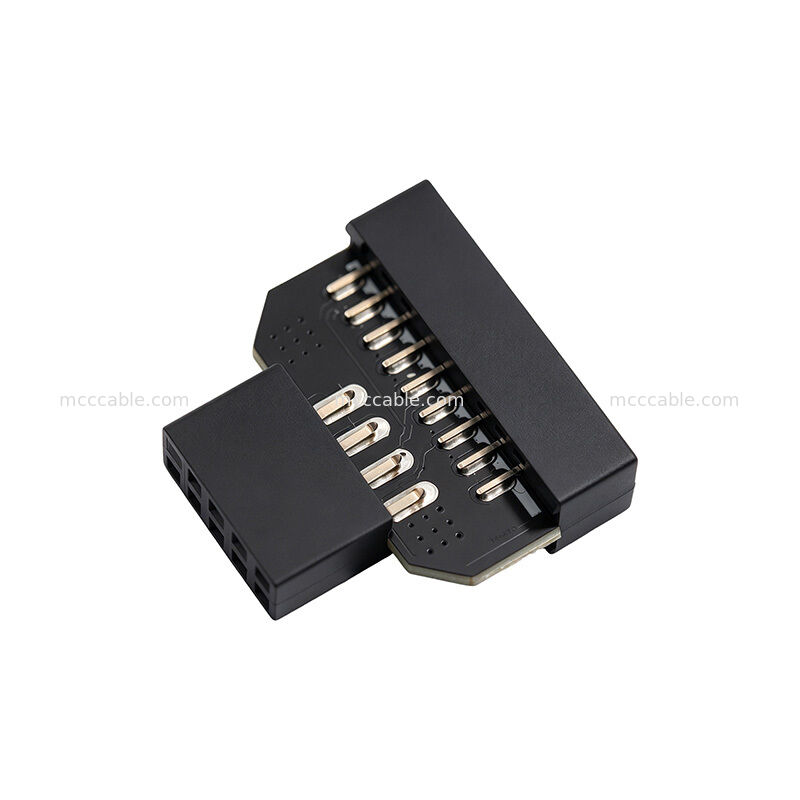 Custom USB 2.0 9-Pin to USB 3.0 19-Pin Internal Motherboard Adapter