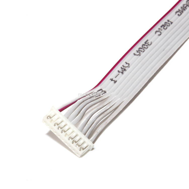 IDC 12 PIN Kabel Pita Fleksibel Datar DF19 KE JST RF untuk kabel daya PCBA
