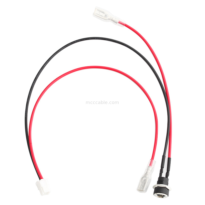 HSG XAP-02V-S Custom Wire Harness 2.5 PITCH Ke DC PLUG Untuk Power DC 3.6 Round Cable